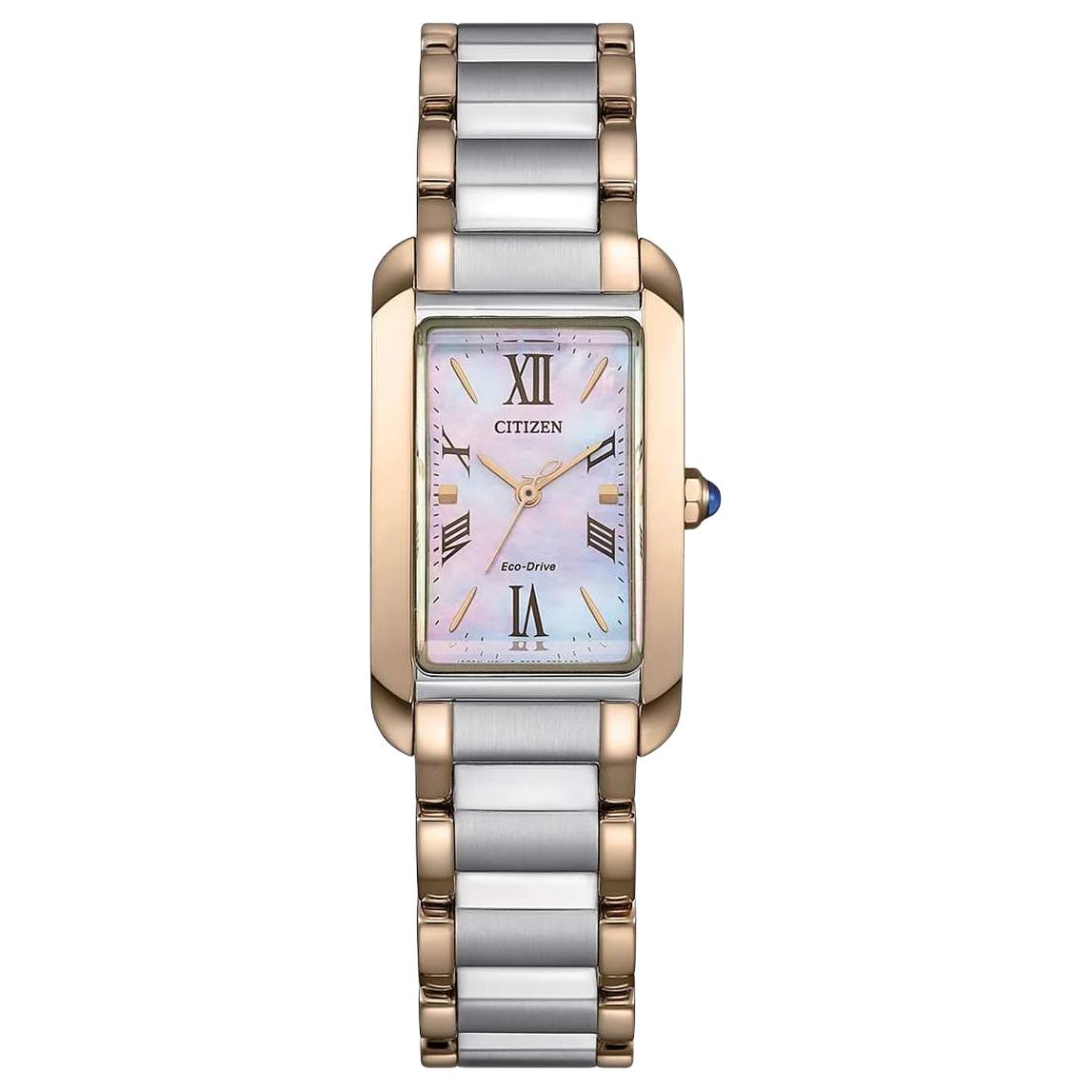 CITIZEN L 50m Water Resistant Light Powered Quartz Movement Stainless Steel Strap Watch EW5624-54Y