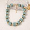 Minimalist Personality Multi Layer Handmade Geometric Colorful Square Beaded Bohemian Necklace Women Fashion Jewelry