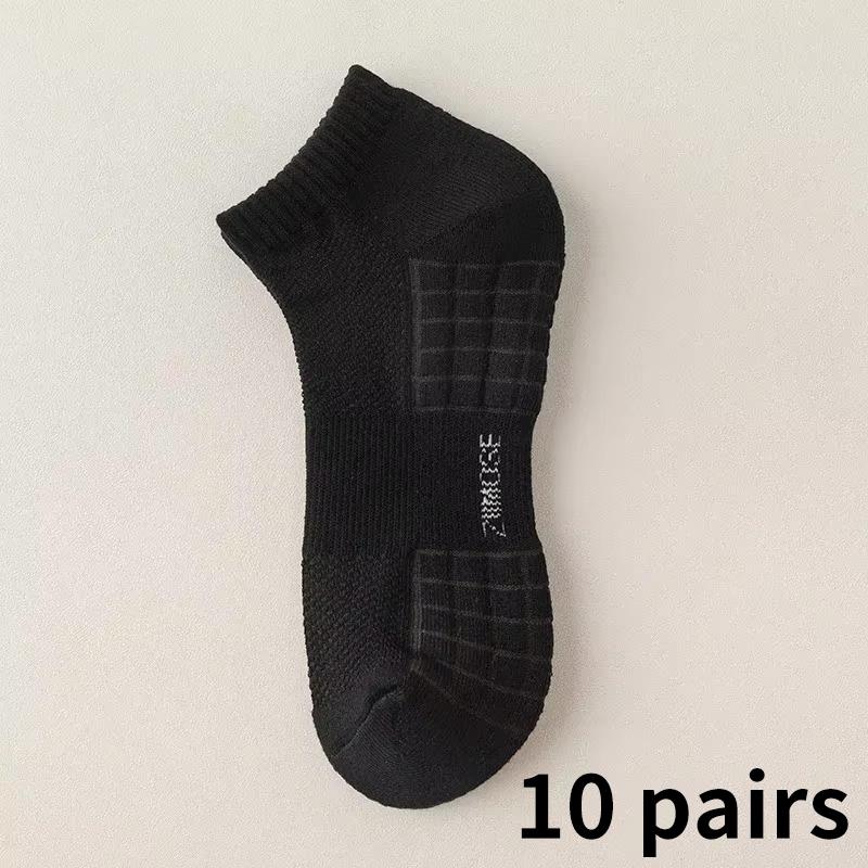 1pc 4pcs 5pcs 10pcs Socks Men's Cotton Spring Towel Bottom with Velvet Mid-tube White Stockings Thickened Sports Basketball Sock