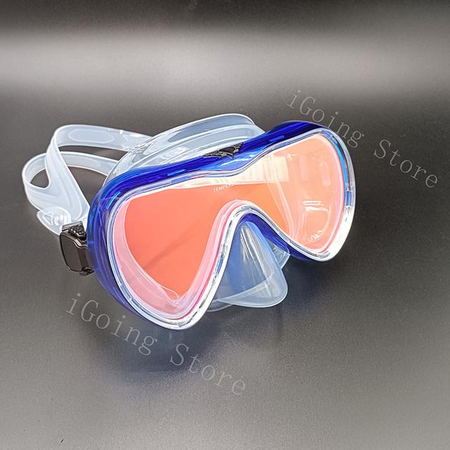 Professional Scuba Diving Mask and Snorkels Anti-Fog Goggles Glasses Diving Swimming Easy Breath Tube Swimming Equipment Best