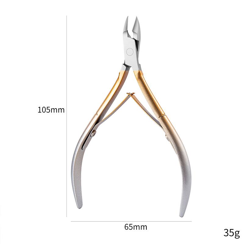 3Pcs/Set Professional Stainless Steel Nail Cutter Scissor Nippers Muti Function Cuticle Pusher Remover Nail Care Manicure Kits