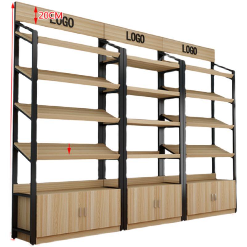 Multi-Layer Slanted Display Stand for Cosmetics and Snacks