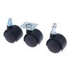 1Pair 2Inch Universal Wheel Swivel Caster Roller Wheel Furniture Office Chair Caster With Brake