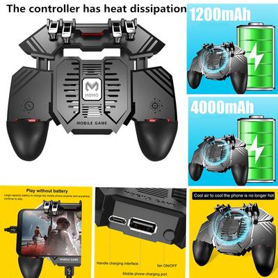 Controlador de juego móvil todo en uno AK77 Six Finger para mango de juego de artefactos de juego móvil PUBG