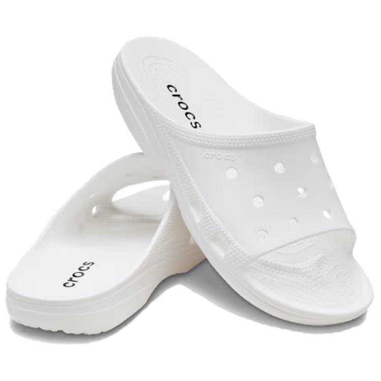 Crocs Slide Slippers Men's White 213298