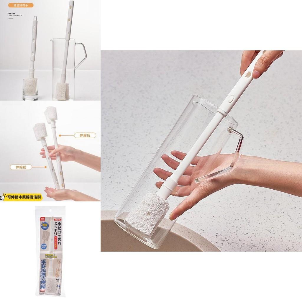 Pp Wood And Pulp Sponge Cup Brush For Home And Cleaning Kitchen
