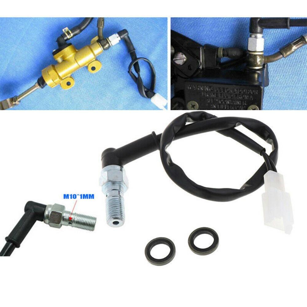 Spínač hydraulické brzdy M10 X 1,25 mm Spínač zadního hydraulického koncového světla Brzdový systém Tlaková brzdová hadice Brzda Motocyklové příslušenství