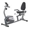 Ergometer mit LCD-Display, 8-stufige einstellbare Magnetwiderstand, Liegeergometer mit Herzfrequenzsensoren