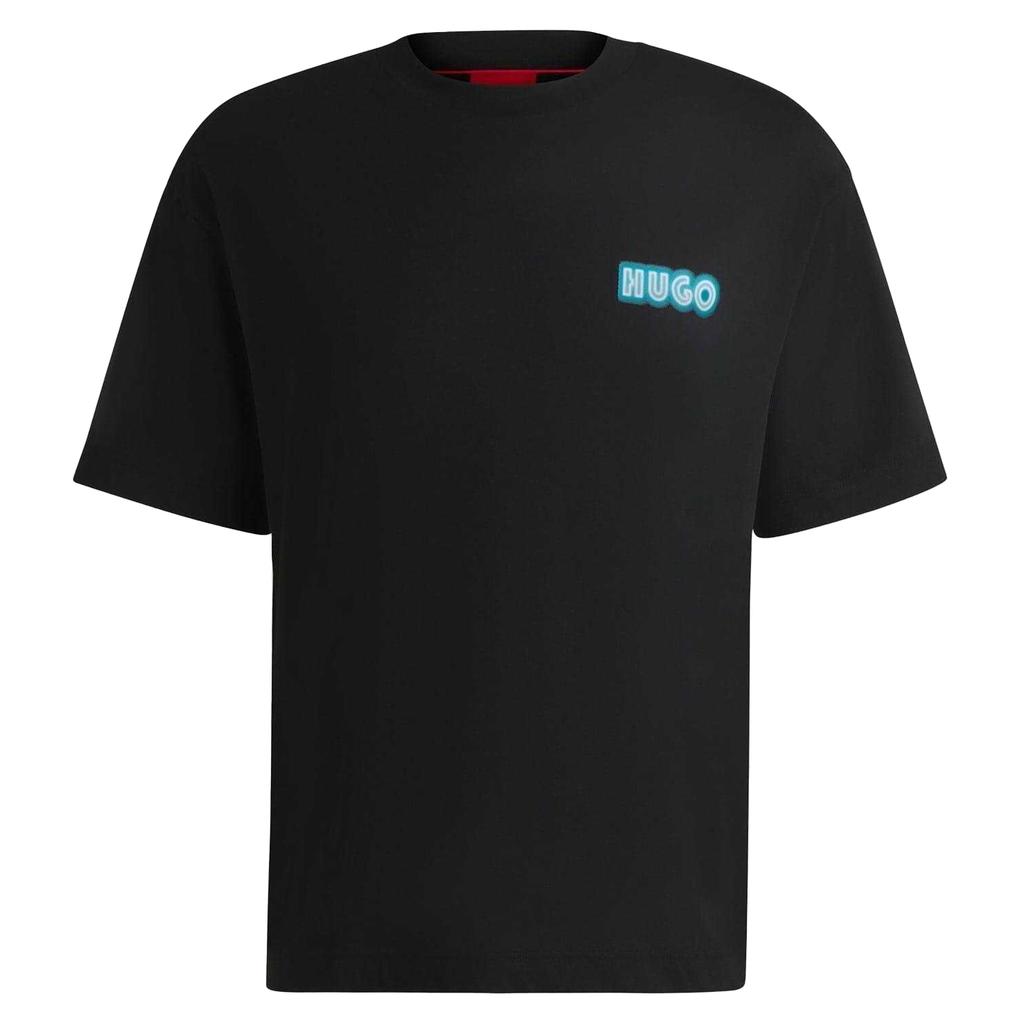 Hugo Mens Duwood Back Print Cotton Regular T-Shirt