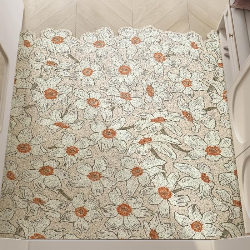 

ПВХ Придверный коврик против скольжения, Отрезной коврик, Придверный коврик, Улучшенное новое поколение шелковое кольцо 60*90cm