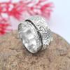 Handmade Meditation Spinner Ring Solid 925 Sterling Silver Fine Jewelry Men's Ring Christmas Gift