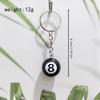Cherry Pendant Keychain Cherry Billiards Resin Car Key Accessories Couple Family Keychain Pendant