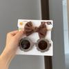 2Pcs/set Baby Bows Headband Cartoon Sunglasses Girls Beach Photography Props Toddler Hair Bands Headwear Kids Hair Accessories