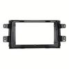 For SUZUKI SX4 2006-2014 Black 9Inch ABS Car Center Console Frame Trim Cover Interior Decor