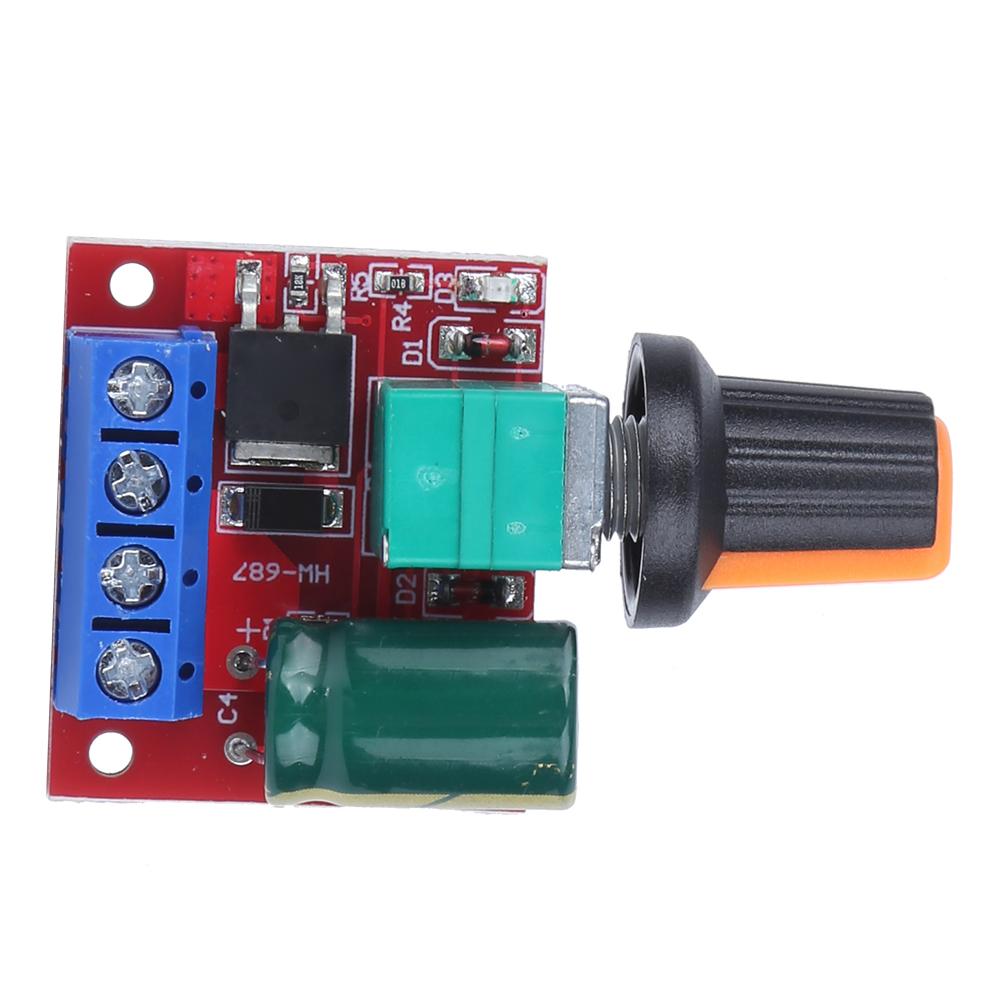 2ks regulátoru rychlosti PWM motor 4,5V‑28V Nastavitelný modul LED spínače řidiče 5A