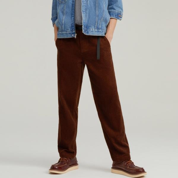 Levis Straight Leg Corduroy Loose Fit Casual Pants Men Bottoms 002HW-0000