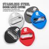 ACS2   4Pcs Stainless Steel Car Door Lock Cover Case Stickers Accessories For Toyota Alphard Vellfire 2003-2011 2012 2013 2014 10 20