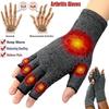 Fingerless Wrist Support Gloves Hand Pain Relief Touch Screen Mittens Compression Gloves  Outdoor