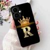 For Infinix Smart 10 4G 6.67" 2025 Case Popular Letter A-Z Crown Soft Silicone TPU Cover For Infinix Smart10 smart10 Phone Cases