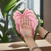 Luxury Coral Fluff Towel: Ultra-Soft & Absorbent for Kitchen/Bathroom with Leaf Design & Hanging Loop