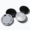 4pcs 69mm ( Clips 56mm ) Black/Silver No Logo Emblem Badge Car Wheel Center Caps Rim Hubcap Wheel Hub Dust Cover Car Accessories