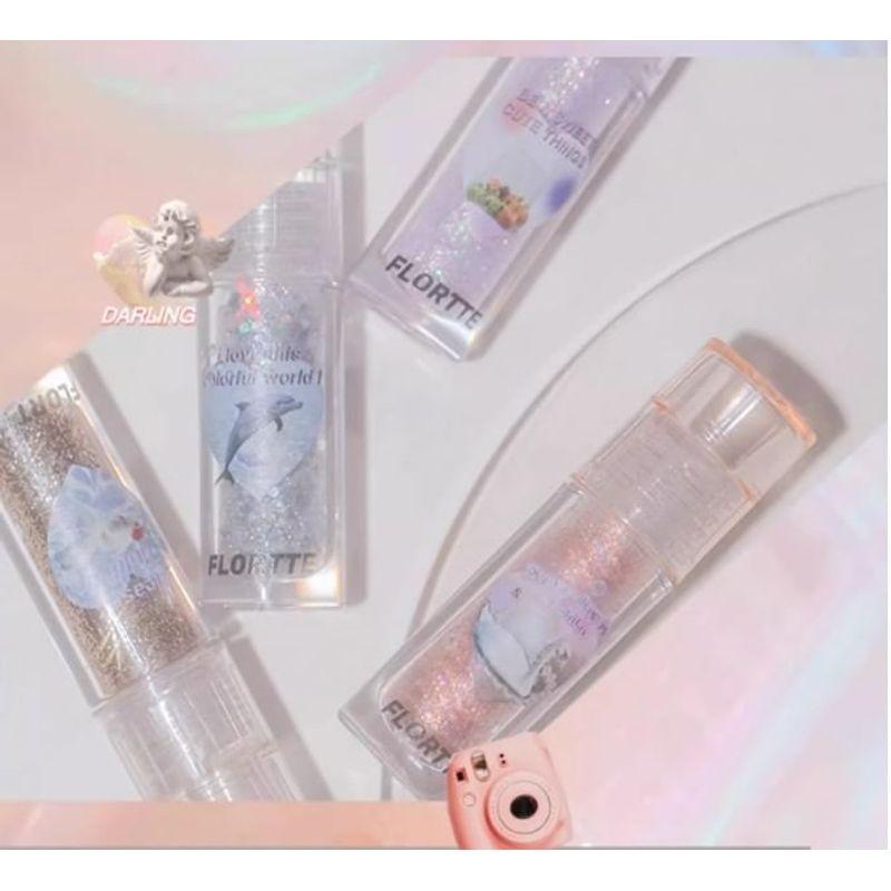 FLORTTE - SHINY LIQUID EYESHADOW - 4 Colors (5-8)