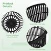 Hydroponic Net Pots 4 Pack 8.3" Black Orchid