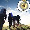 Compass Outdoor Tool Camping Hiking Portable Pocket Brass Copper Double Display Compass Navigation