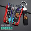 Metal Car Remote Key Case Cover Shell For Porsche Macan Boxster Cayman Panamera 718 911 986 987 981 971 Taycan Cayenne Accessory CVI1