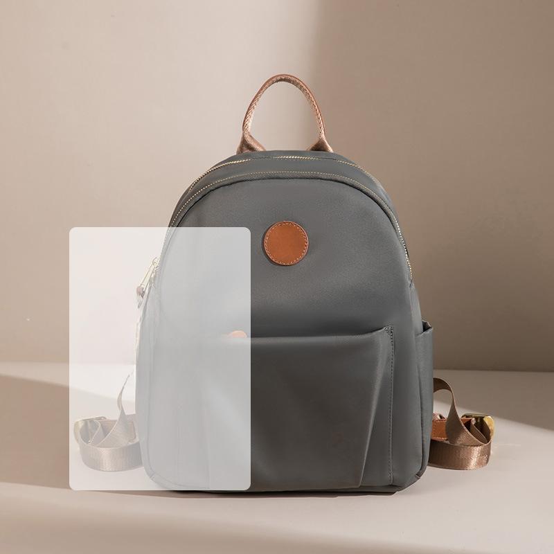 

Рюкзак Оксфорд модный водонепроницаемый легкий дорожный небольшой рюкзак большой емкости для поездок на работу серый