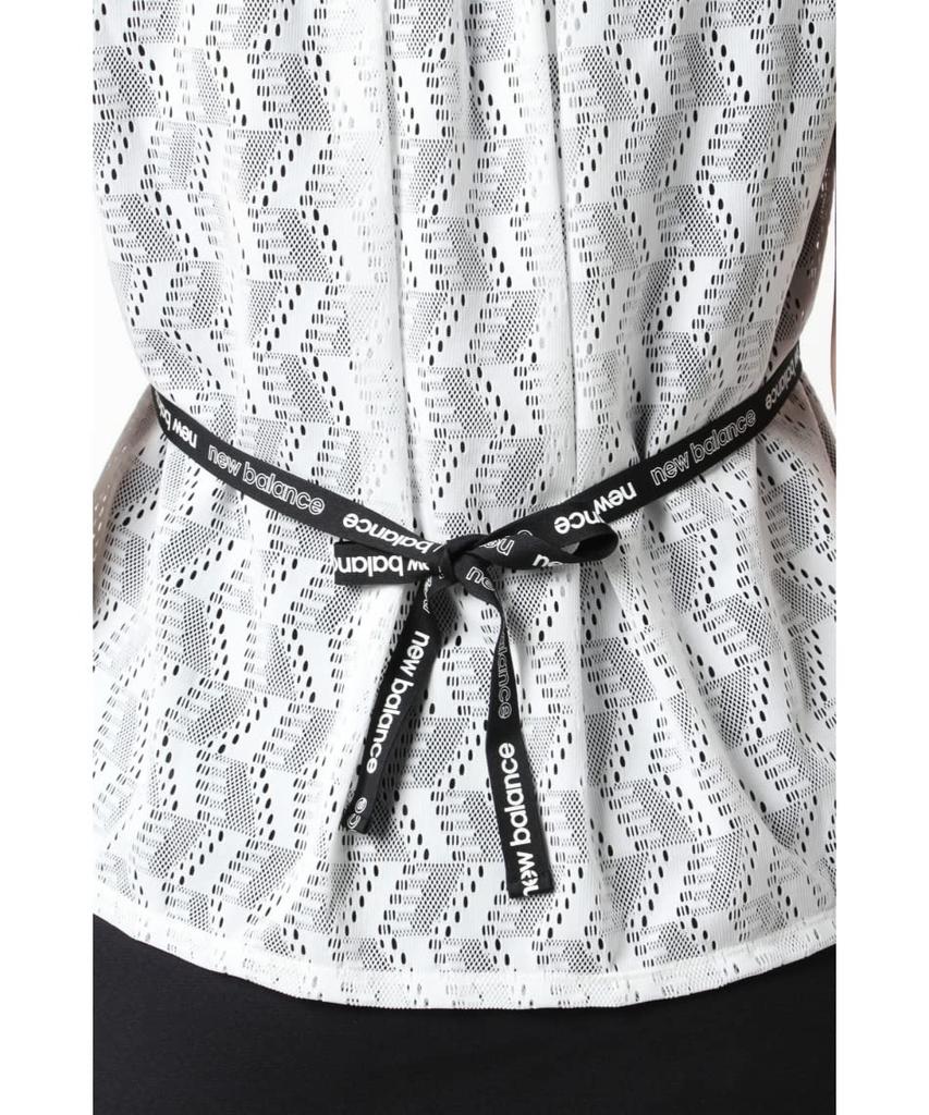 Tricou de golf cu mânecă scurtă și guler înalt Quick 0 [New Balance] (Absorbant de apă, Uscător, Elastic) / Pentru femei / 012-2166507 010_Negru [S]