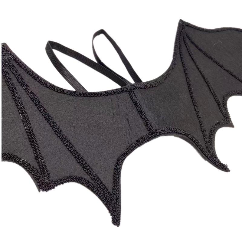 Handmade Lace Bat Wings Halloween Costume