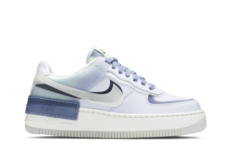 Nike Air Force 1 Low Shadow Ghost World Indigo (Women's) Sneakers