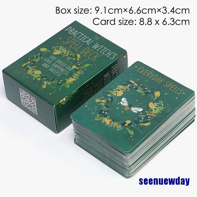 The Practical Witch's Spell Deck Guidebook Board Divination Reading Oracle Cards