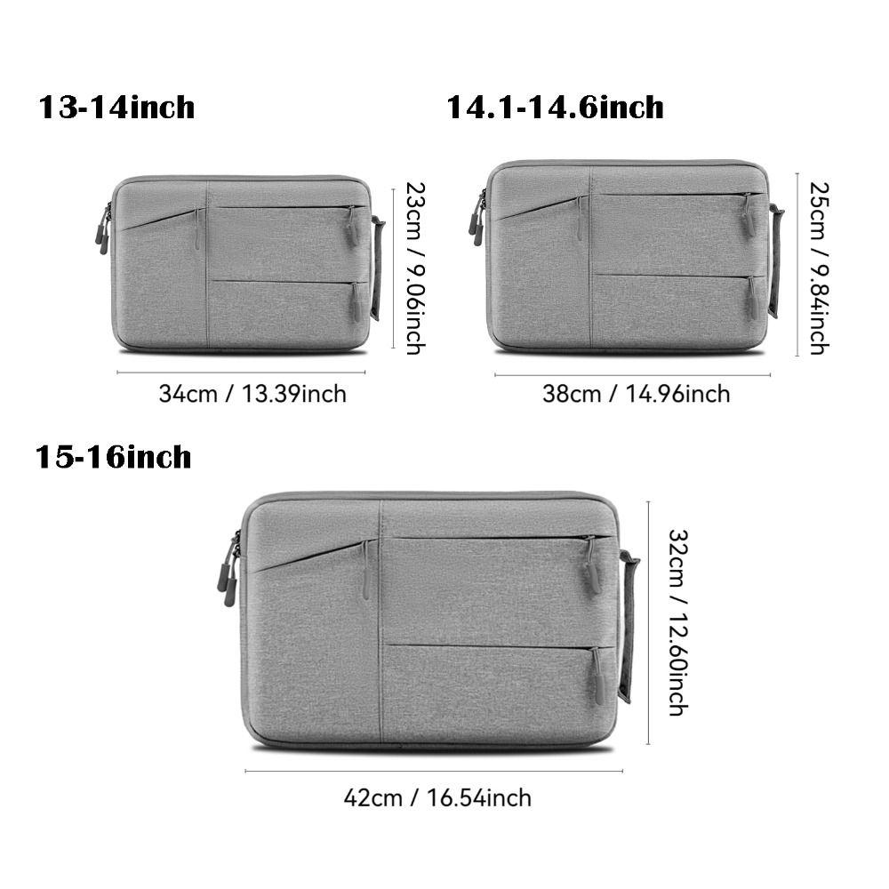 Large Capacity Laptop Handbag Shockproof Tablet Protective Pouch Laptop Sleeve Case  Business