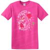 Rose Graphic T Shirt Floral Design Retro Art Music Theme Tee