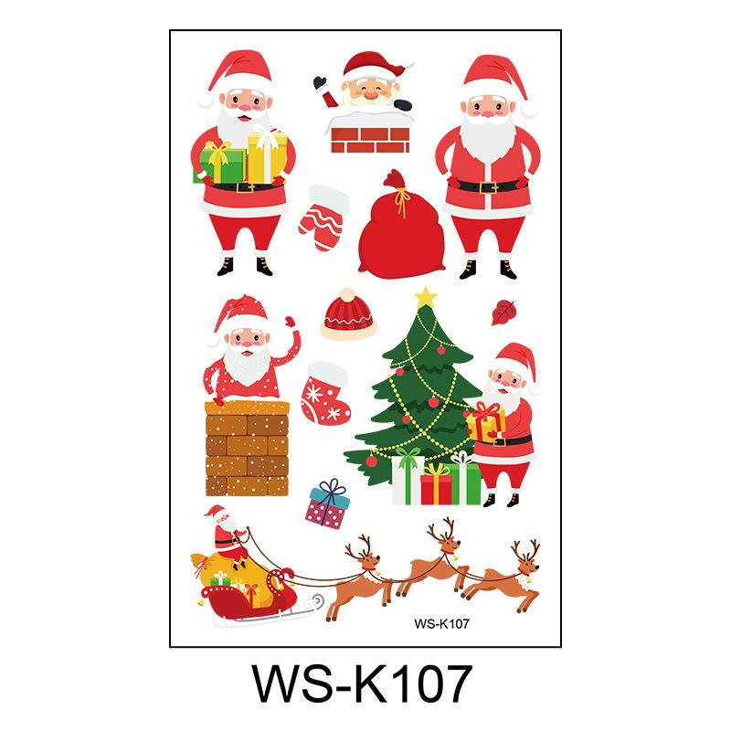 

Рождественские мультяшные временные татуировки для детей – Милые нарисованные от руки карандашом дизайны 120*76cm