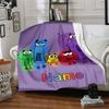 Custom Name StoryBots Theme Printed Blanket - Perfect for Couch, Bed, Travel & Outdoor Use | Machine Washable, Cozy & Durable.