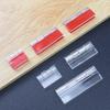 10pcs  Adhesive Clear Hinges with High Load Bearing Capacity Invisible Acrylic Hinges Set for Furniture & Cabinetry