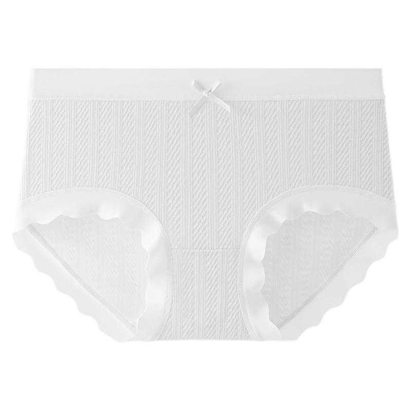 

Антибактериальное нижнее белье для девочек из чистого хлопка - класс А, возраст 8-16 лет, треугольные шорты. XL/130 (50-60 jin) покинуть белый