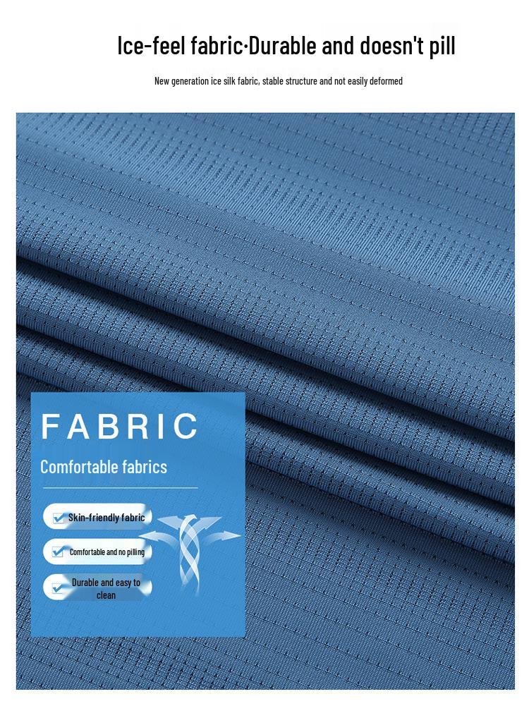 Men's Summer Quick-Dry Ice Silk Vest: Breathable, Elastic Nylon Activewear
