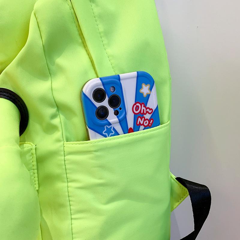 2024 Yaz Öğrenciler için Sevimli Tavşan Naylon Sırt Çantası - Günlük Moda Çanta