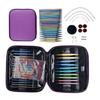 13Pairs Interchangeable Circular Knitting Needle Set with Knitting Accessories for Knitting Sweater Sock Scarf Bag Hat