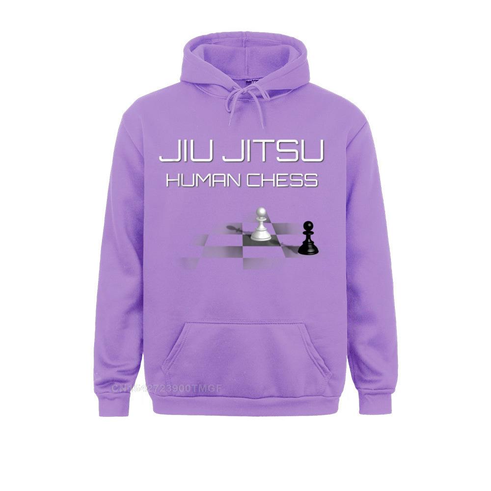 Hoodies Clothes Human Chess Jiu Jitsu Shirt BJJ MMA Unisex Summer/Fall Long Sleeve  Adult Sweatshirts Simple Style Funny