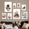 Black Nail Tech Manicure Pedicure Wall Art Canvas Painting Nordic Fashion Poster And Prints Wall Pictures For Beauty Salon Decor