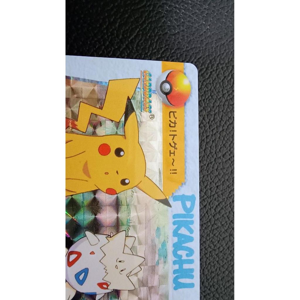 Used Pokemon Carddass Anime Collection Pikachu Togepi Kira
