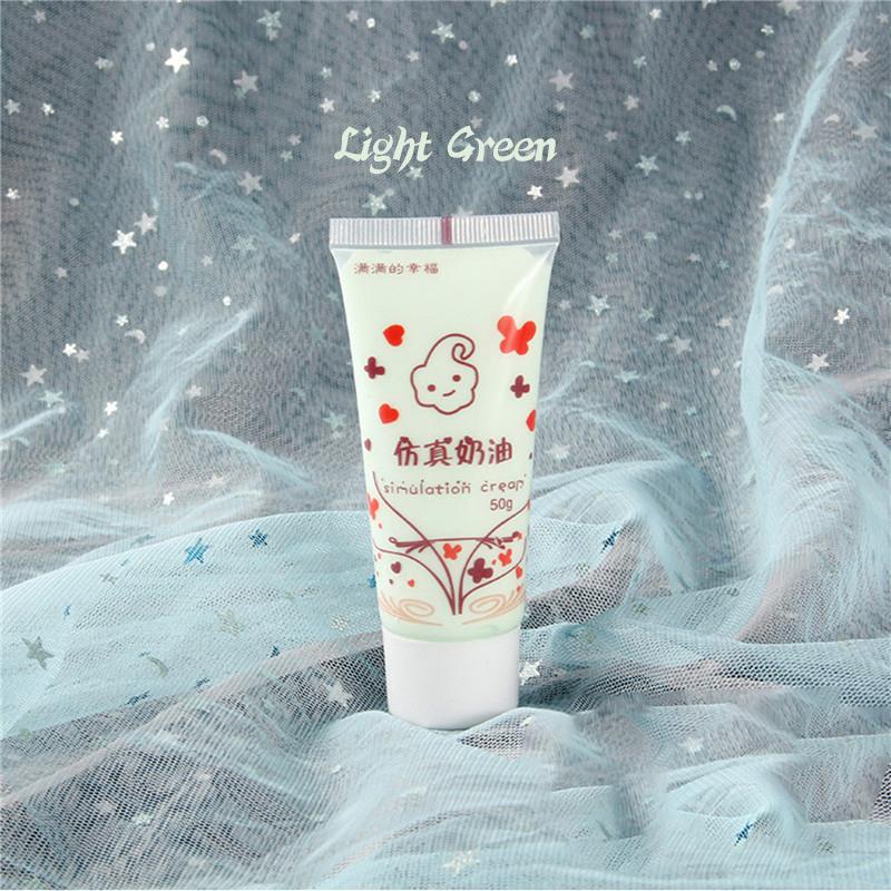1Pcs (50Ml) Resin Diy Fake Whipped Cream Clay Simulation Cream Gel Antifreeze Mobile Shell Beauty Diy Craft Soft Clay Decoration