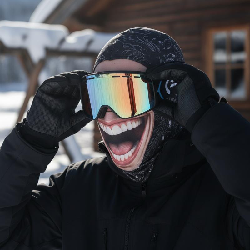 3D Funny Old Man Ski Face Mask Realistic Human Face Winter Head Cover For Men Women Hat Party Cosplay Photo Accessory