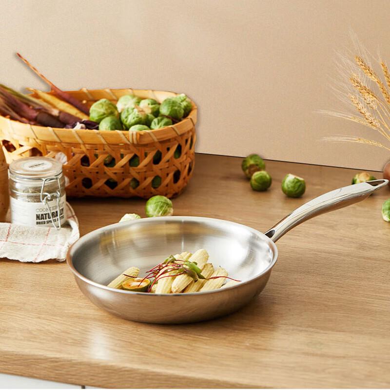 Shangheng SHZH-BXG007 26cm Stainless Steel Frying Pan