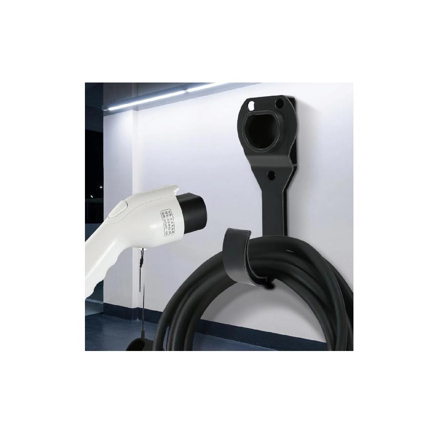 Charging Holder Easy To Install Electric Vehicle Charger Dock Charger Holder Tangle Avoidance Vehicle Accessory Heavy Duty
